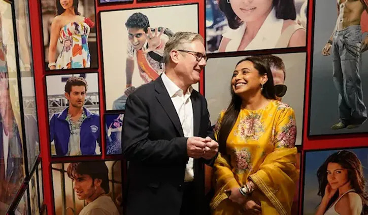 ব্রিটিশ প্রধানমন্ত্রীর সঙ্গে আড্ডায় মাতলেন রানী মুখার্জি