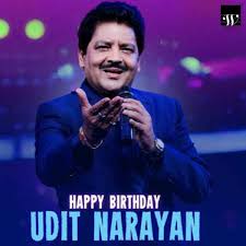 বলিউডের সুর সম্রাট উদিত নারায়ণের জন্মদিন