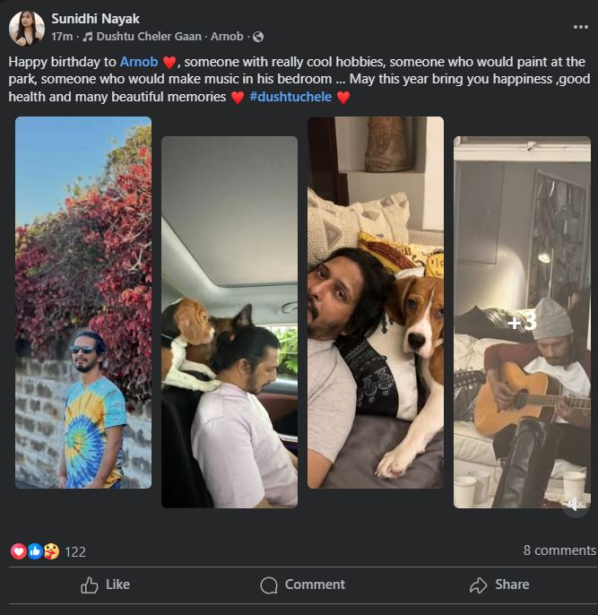 অর্ণবকে দরদে ভরা শুভেচ্ছা