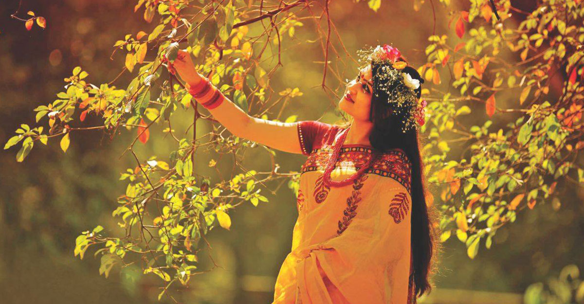 বসন্ত ও ভালবাসার রঙে রঙিন প্রকৃতি