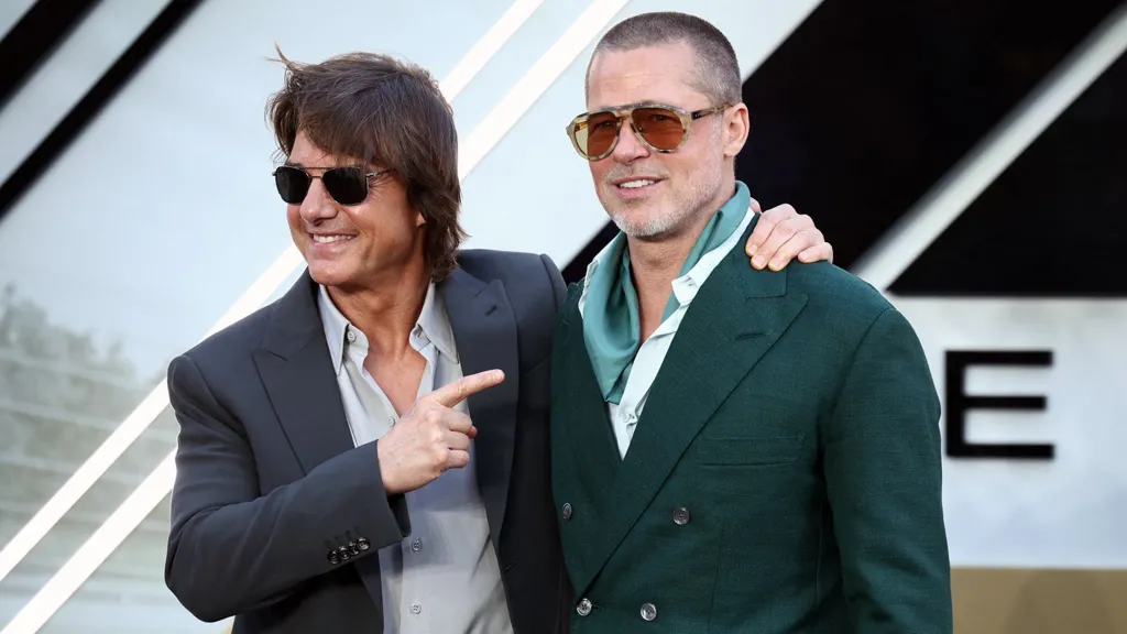 টম ক্রুজ ও ব্র্যাড পিটের লড়াই – আসল না সিনেমার দৃশ্য ?