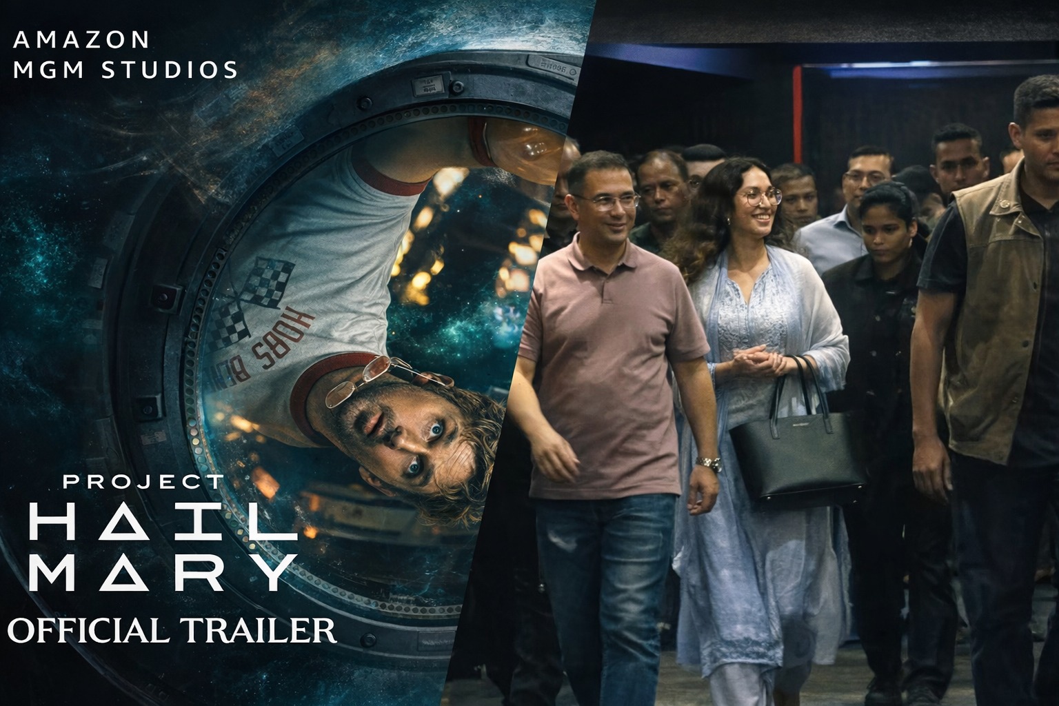 সিনেমা হলে ‘প্রজেক্ট হেইল মেরি’ দেখলেন প্রধানমন্ত্রী