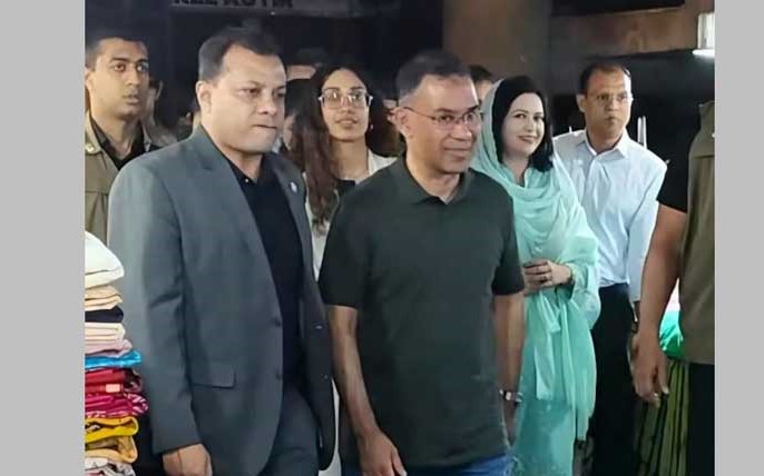 শিশুদের নাটক দেখলেন তারেক রহমান