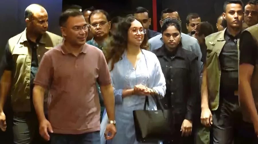 শিশুদের নাটক দেখলেন তারেক রহমান