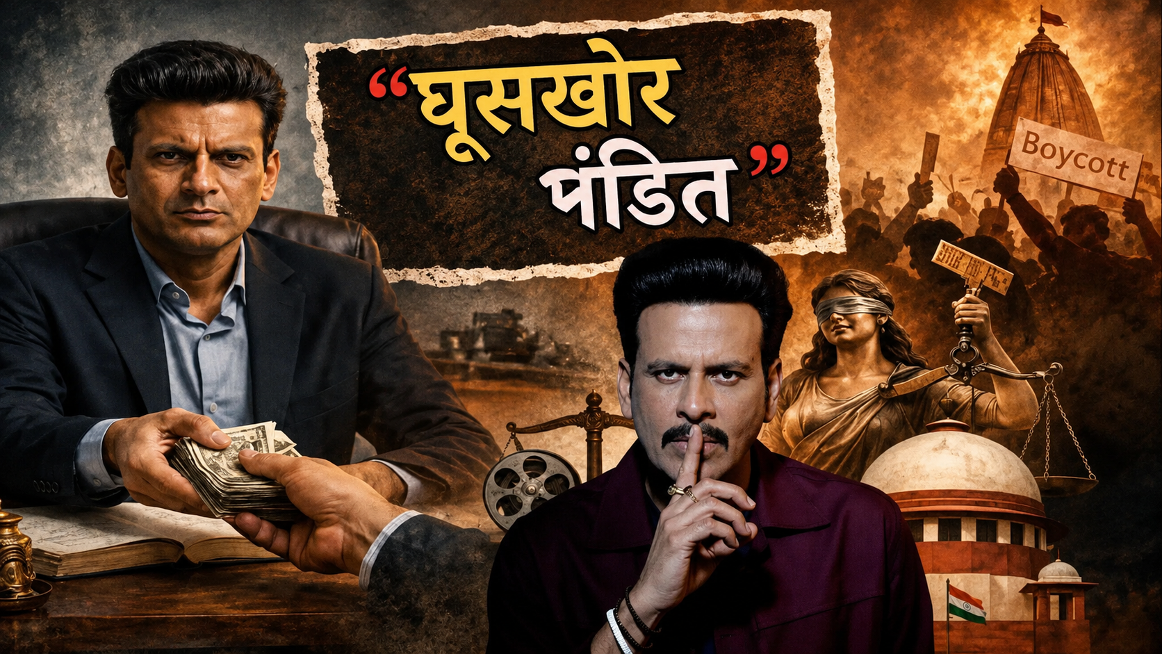 সিনেমার নাম নিয়ে হুমকির মুখে মনোজ বাজপেয়ী