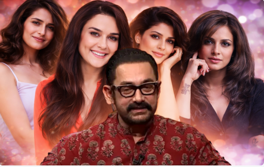 আমির খান কতগুলো নারীর সাথে সম্পর্কে জড়িয়েছেন ?