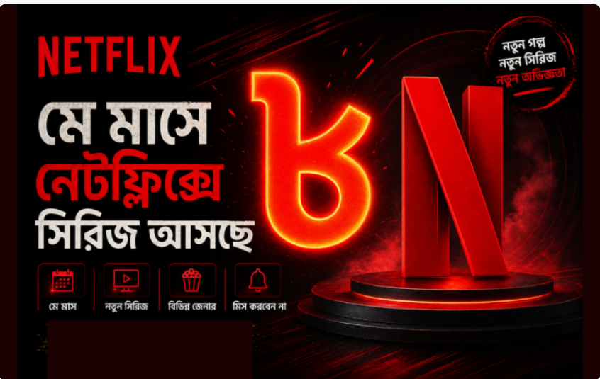 মে মাসে নেটফ্লিক্সে ৮টি সিরিজ আসছে