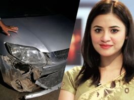 তাসনুভা তিশার গাড়ি দুর্ঘটনার কবলে, অল্পের জন্য রক্ষা