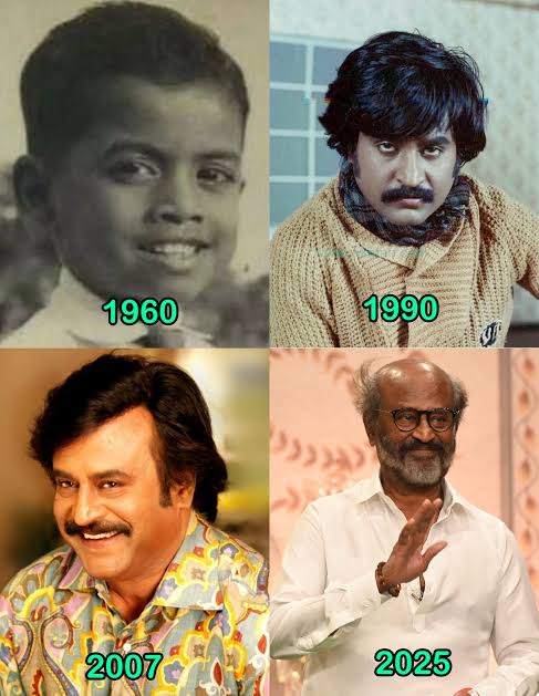 পাঁচ দশকে রজনীকান্ত